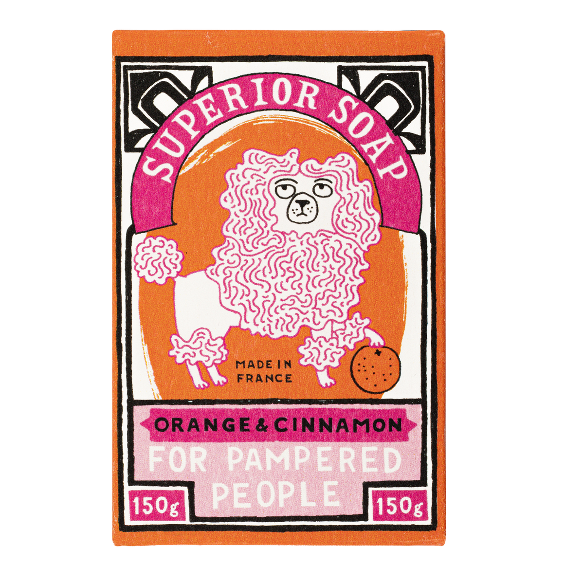 Orange & Cinnamon Poodle Soap