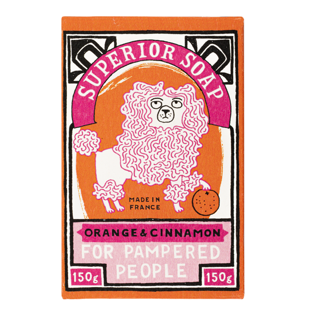 Orange & Cinnamon Poodle Soap