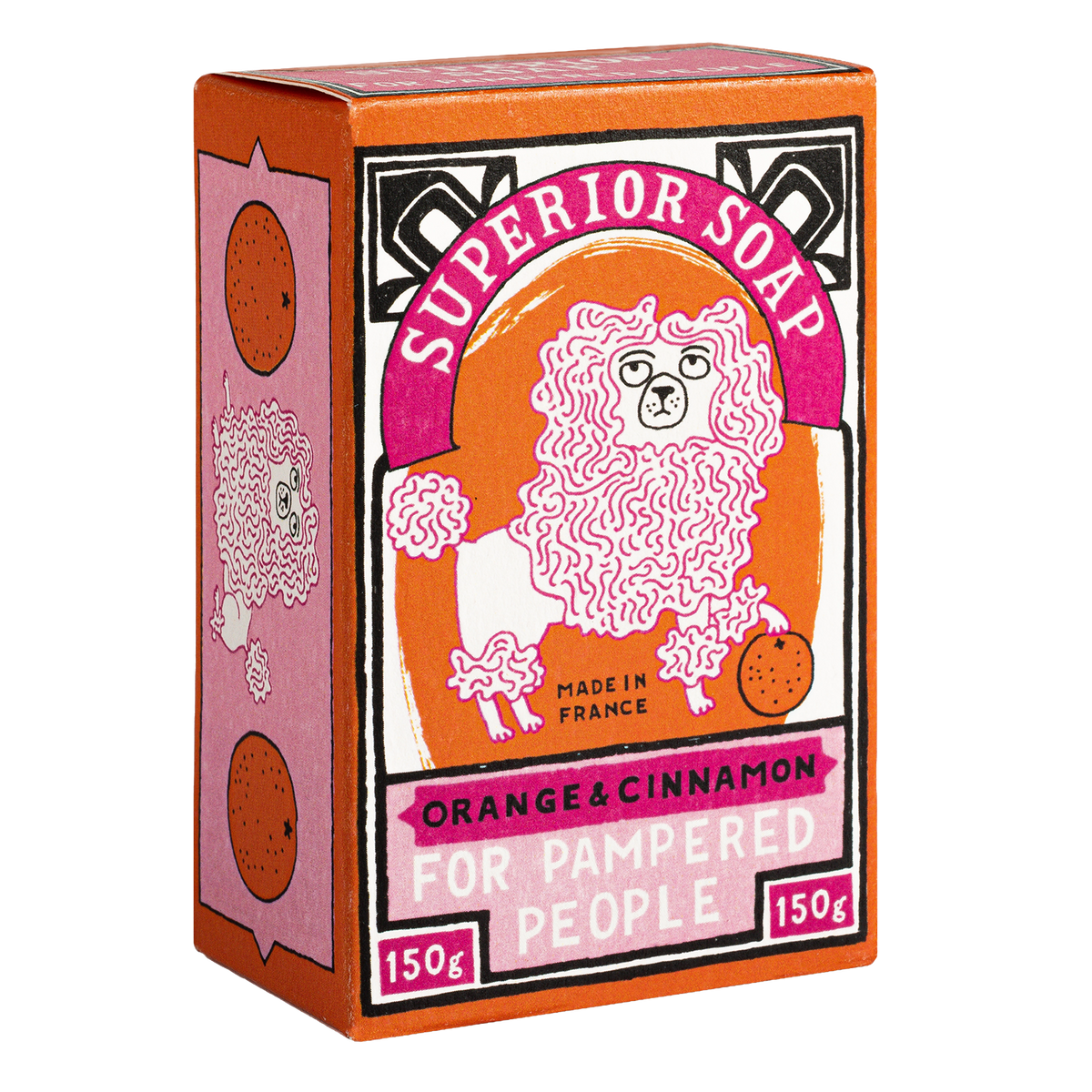 Orange & Cinnamon Poodle Soap