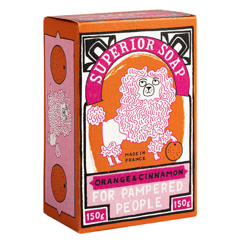 Orange & Cinnamon Poodle Soap